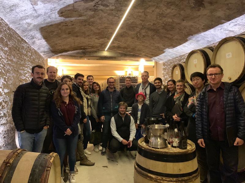 OIV MSc Students came to visit Domaine Aegerter