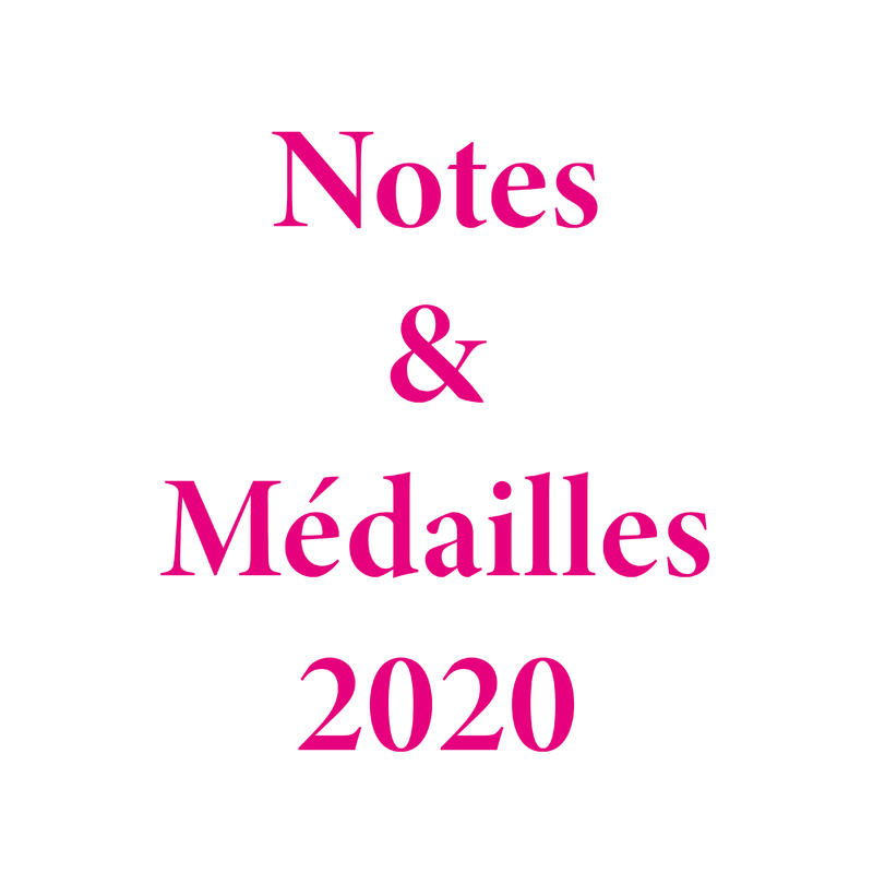 Notes et médailles 2020