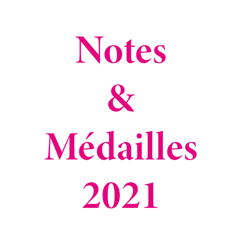 Notes et médailles 2021